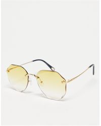 A.J. Morgan - Chantilly Round Hex Sunglasses - Lyst