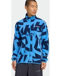 adidas Originals - Terrex Multi Printed Full-Zip Fleece Jacket - Lyst