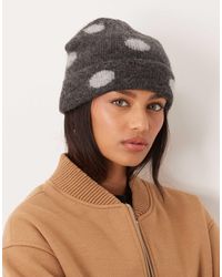 ASOS - – angeraute strickmütze - Lyst