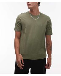 AllSaints - Brace 3-Pack Brushed Cotton T-Shirts - Lyst