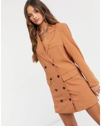 lpa double breasted blazer dress