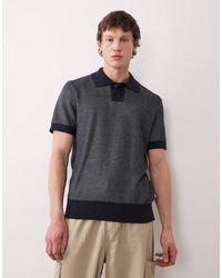 Farah - Polo De Manga Corta Con Logo De Punto Birch De - Lyst