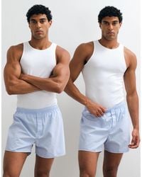 ARKET - Pure Cotton 2 Pack Shorts - Lyst
