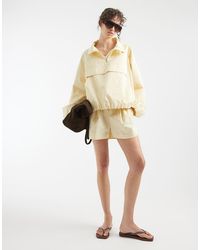 ASOS - Oversized Paper Touch Shorts - Lyst