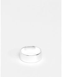 ASOS – flacher, farbener ring für den kleinen finger - Mettallic