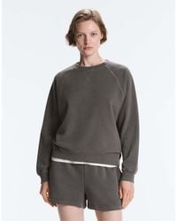 Oysho - Cotton Round Neck Sweatshirt - Lyst