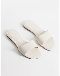Mango - – flache slider aus kunstleder - Lyst