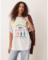 ASOS - Oversized T-Shirt With Colorado Running Club Graphic - Lyst