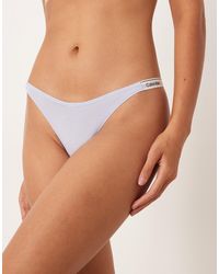 Calvin Klein - String échancré à logo emblématique - casual - Lyst