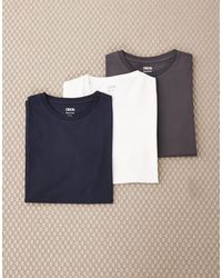 ASOS - – 3er-pack körperbetonte basic-t-shirts - Lyst