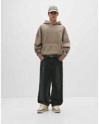 Pull&Bear - Hoodie Met Patch En Stwd-Print - Lyst