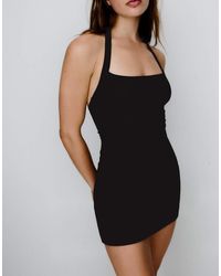 Bershka - Mini Halter Neck Dress - Lyst