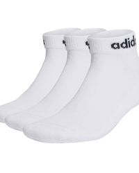 adidas Originals - Linear Ankle Cushioned Socks 3 Pairs - Lyst