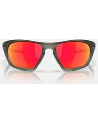 Oakley - Lateralis Rectangle Sunglasses With Mirrored Lens - Lyst