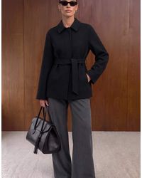 NA-KD - Belted Short Coat - Lyst