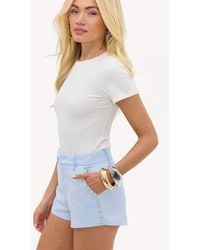 Loavies - Craving Your Presence Light Shorts With Studs - Lyst