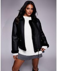 ARMANI EXCHANGE - Biker Jacket - Lyst