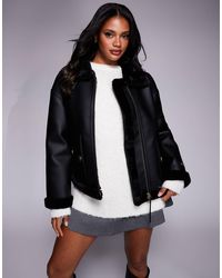 ARMANI EXCHANGE - Blouson style motard - Lyst