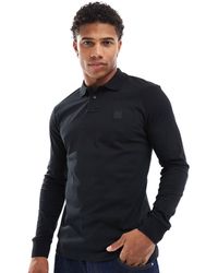 BOSS - Boss Passer By Long Sleeve Polo Shirt - Lyst