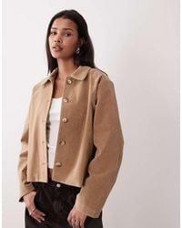 Gina Tricot - Faux Suede Short Jacket - Lyst