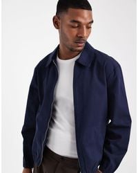 ASOS - – harrington-jacke aus baumwolle - Lyst