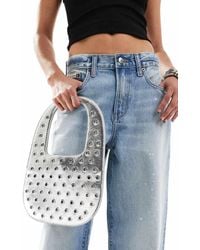 Bershka - Borsa A Mano Con Borchie - Lyst