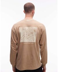 Carhartt - Camiseta De Manga Larga Y Corte Suelto Con Detalle Estampado Terrestrial De - Lyst