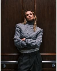 4th & Reckless - – flauschiger oversize-strickpullover mit wolloptik - Lyst