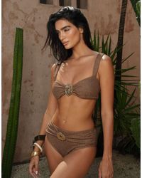 Moda Minx - X Zoe Servini Glitter Wrap Bikini Bottom - Lyst