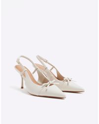 River Island - Slingback Court Heel - Lyst