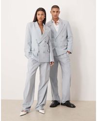 Sister Jane - Unisex Evander High Waisted Micro Belt Detail Paperbag Pants - Lyst