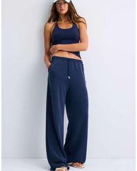 Stradivarius - Petite palazzo-hose mit soft-touch - Lyst