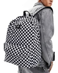 Vans - – old skool check – rucksack - Lyst