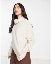 Jdy - Soft Ribbed Roll Neck Knitted Sweater - Lyst