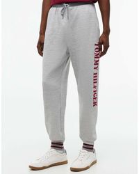 Tommy Hilfiger - Varsity Logo Embroidery Relaxed Cuffed Joggers - Lyst