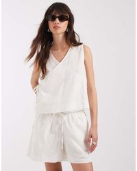 JJXX - Co-ord Top With Tie Detail - Lyst