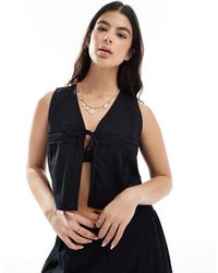 esmé studios - Esmee Exclusive Lace Panel Vest - Lyst