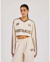 CERNUCCI - Cropped Football Top - Lyst