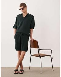 ASOS - Wide Knitted Co-ord Shorts - Lyst