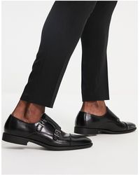 Zapatos monk con hebillas Dolce & Gabbana de Cuero de color Negro para hombre Hombre Zapatos de Zapatos sin cordones de Zapatos con hebilla 