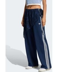 adidas Originals - 2in1 Firebird Loose Track Pants With Lace Skirt - Lyst