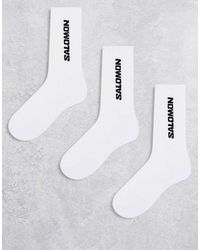 Salomon - 3 Pack Of Everyday Unisex Crew Socks - Lyst