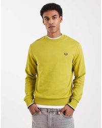 Fred Perry - Tipped Crew Neck Sweatshirt - Lyst