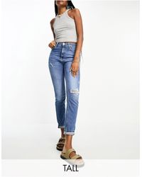 River Island - – schmale mom-jeans - Lyst