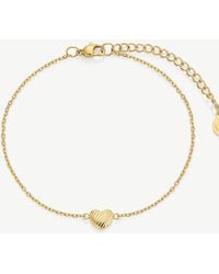D.Louise - D.Louise Dainty Waterproof Heart Bracelet - Lyst