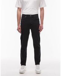 TOPMAN - Stretch Tapered Jeans - Lyst