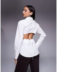 ASOS - Asos X The Sourced Collection Shirt With Back Tie - Lyst