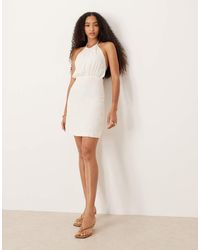 NARRATED - Halter Neck Mini Dress - Lyst