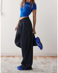 Collusion - Relaxed Pull On Stripe Trousers - Lyst