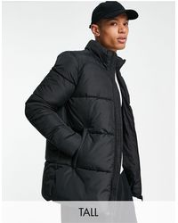 French Connection - Tall Funnel Neck Puffer Jacket - Lyst
